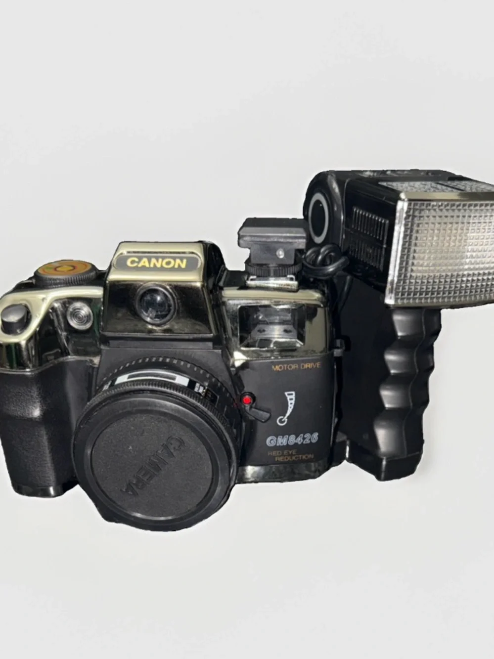 Canon GM8426 Black Vintage 1950s 35mm Film Camera with Case and Strap & Manual